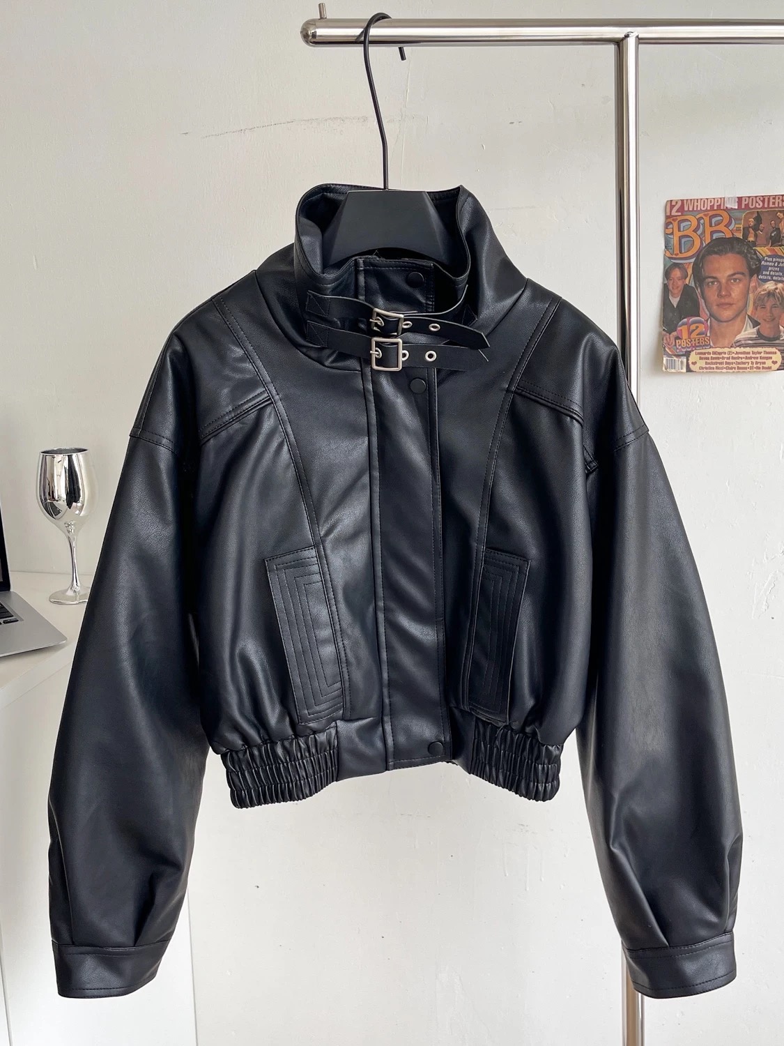 Wild babe leather jacket LJ137 images